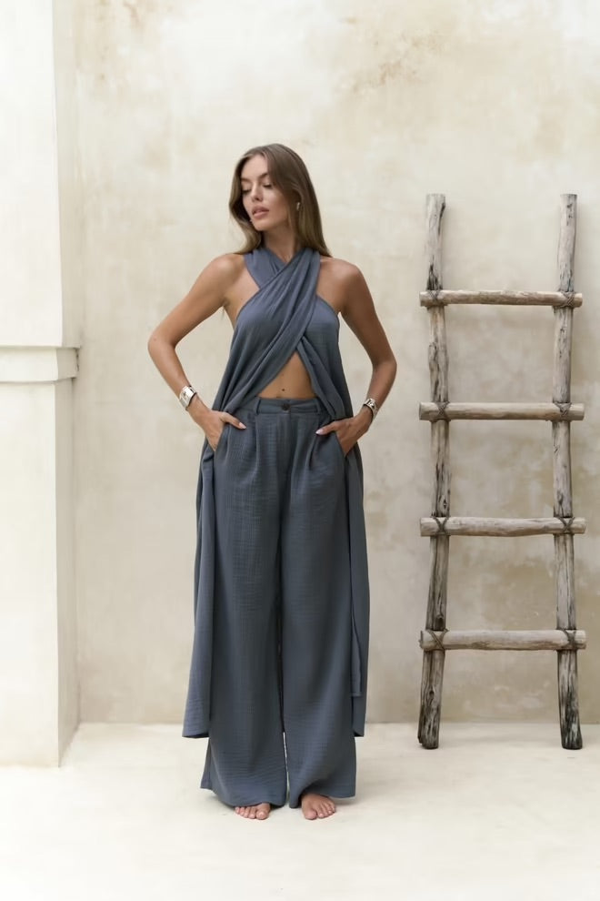 Joyo Anthracite Double Suit