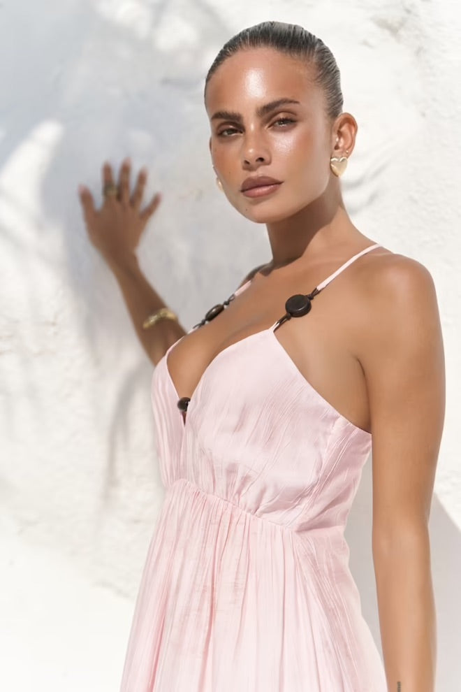 Aden Dress with Bead Detail