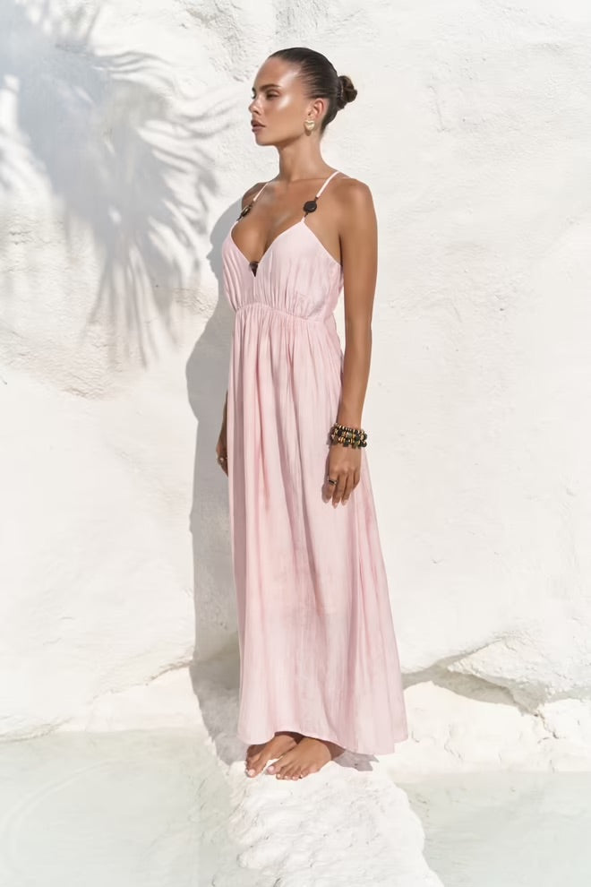 Aden Dress with Bead Detail