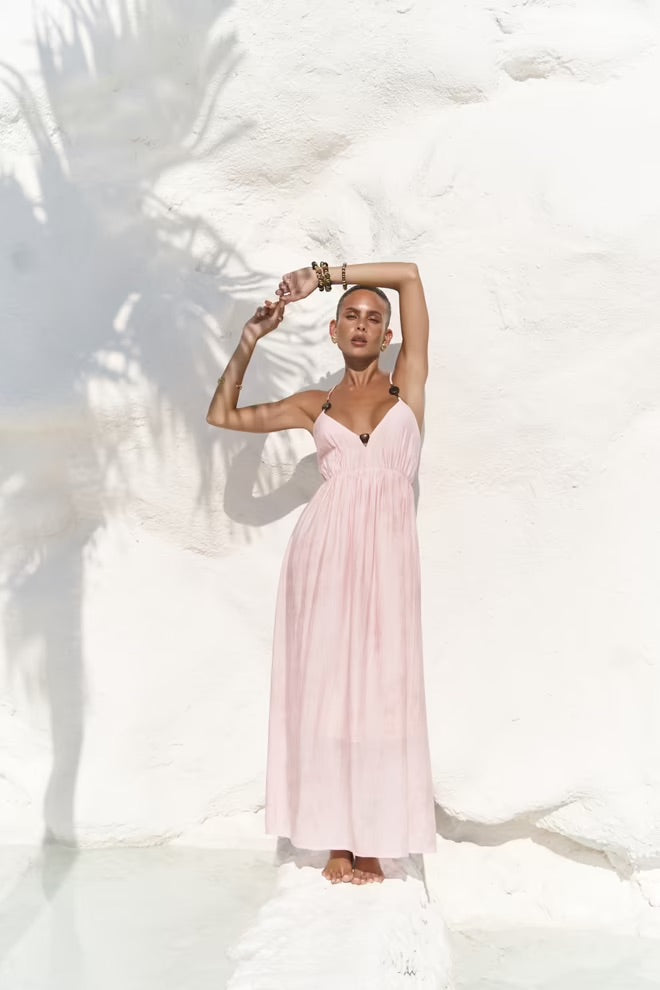 Aden Dress with Bead Detail