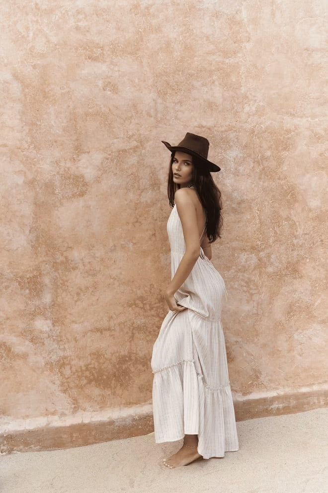 Ashman Dress with Bead Detail