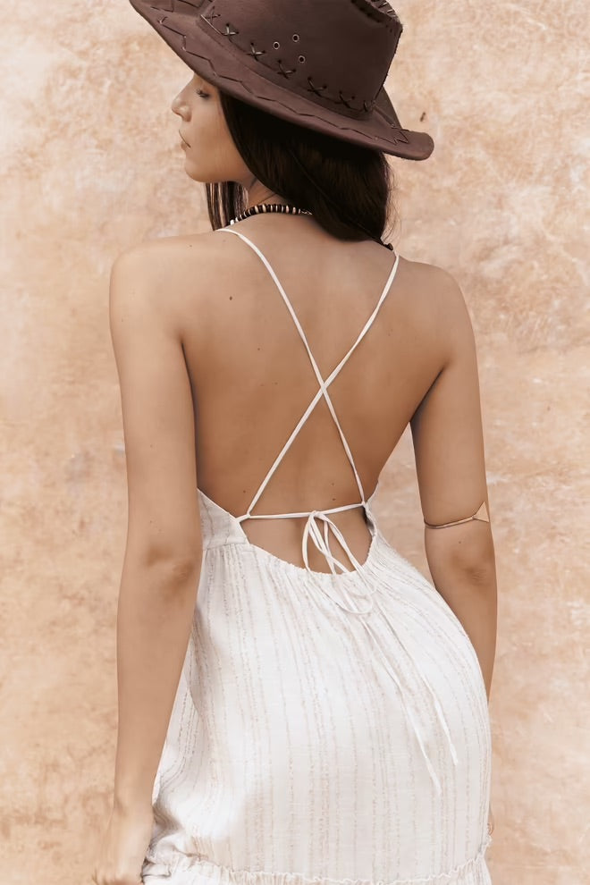 Ashman Dress with Bead Detail