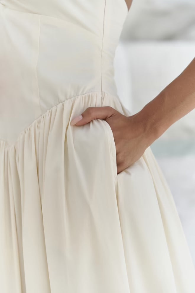 Hajar Long Dress with Straps