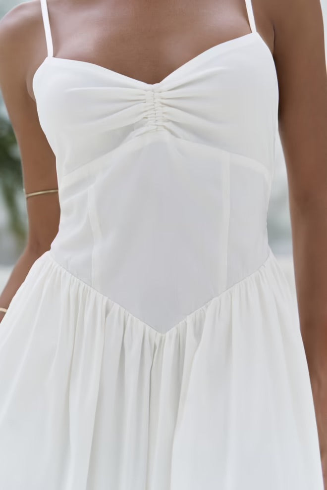 Hajar Long Dress with Straps